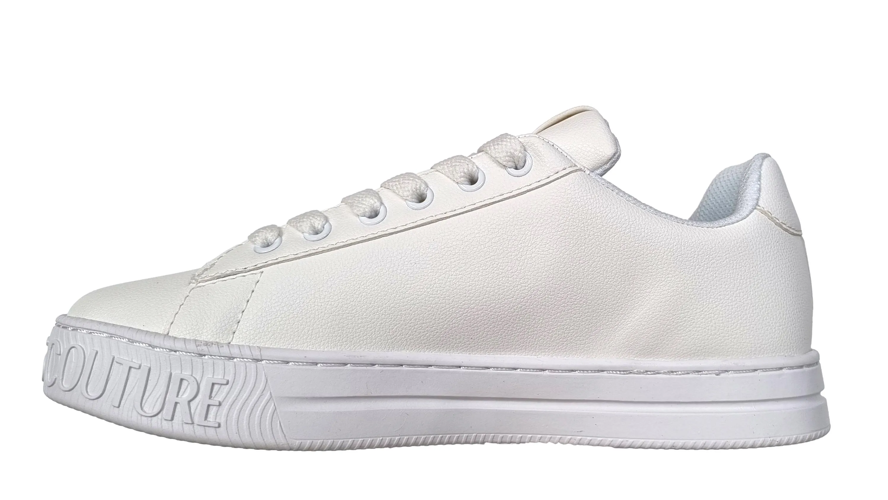 Zapatillas deportivas de mujer Versace Jeans Couture 75VA3SK3 Court blanco