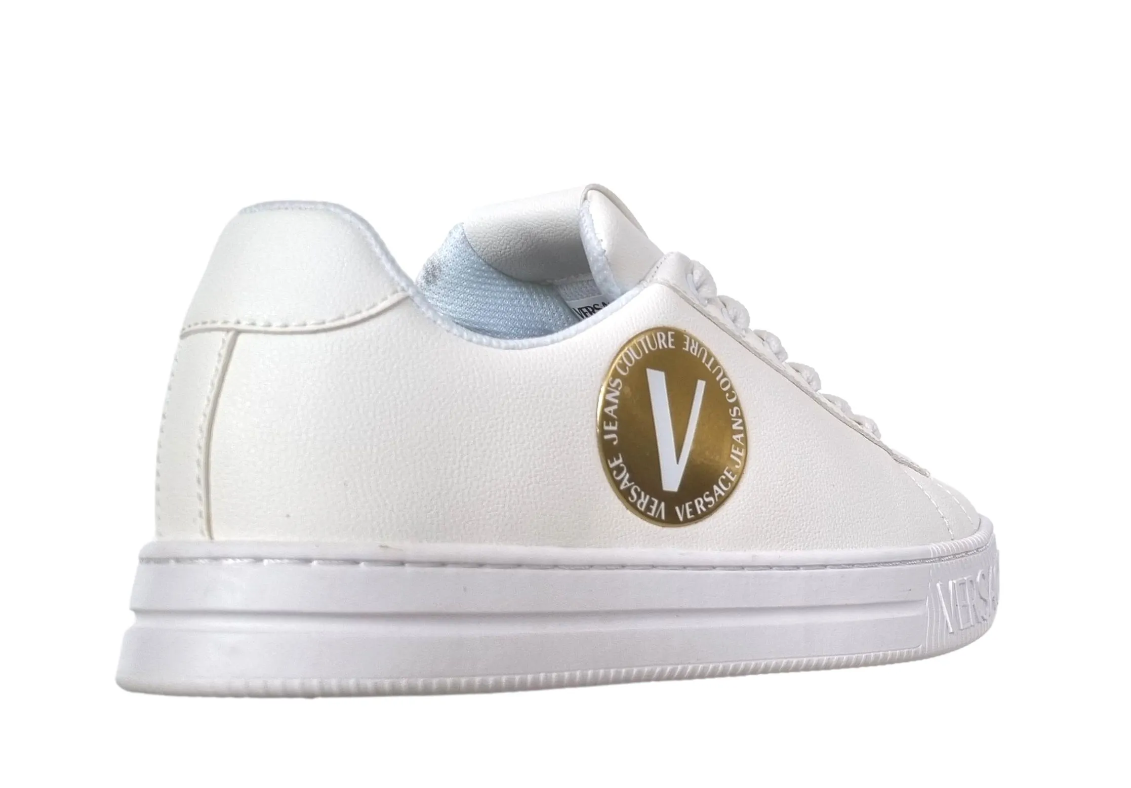 Zapatillas deportivas de mujer Versace Jeans Couture 75VA3SK3 Court blanco