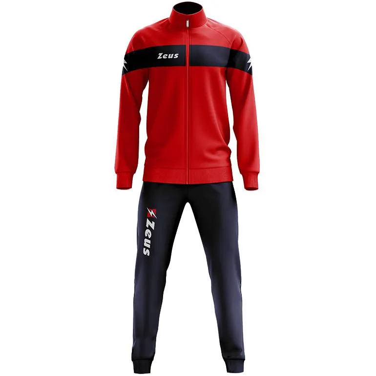 Zeus Apolo Conjunto de fútbol Caja con equipación de 12 piezas Rojo Marino